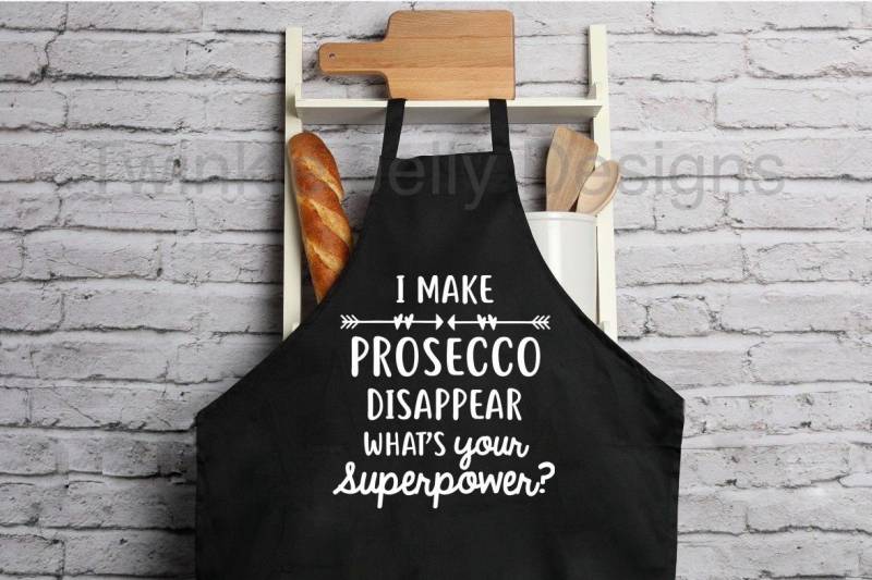 Ich Lasse Prosecco Verschwinden Was Ist Deine Superkraft? Erwachsene Schürze von TwinkleJellyDesigns