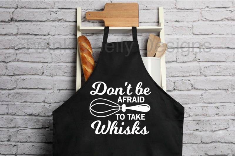 Haben Sie Keine Angst, Schneebesen Zu Nehmen - Polycotton-Schürze Verstellbarer Umhängeriemen von TwinkleJellyDesigns