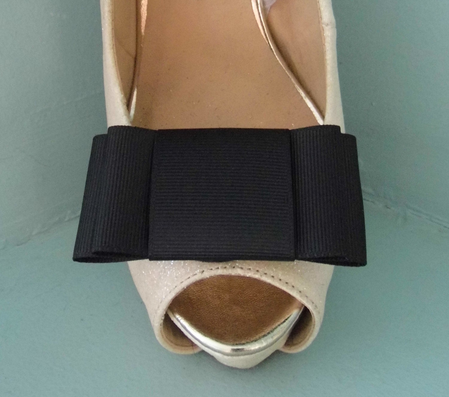 Handgefertigte Große Schwarze Schleifen Schuhclips - Andere Farben Auf Anfrage Handgefertigte Große Schwarze Schleifen Schuhclips - Andere Farben Auf Anfrage von TwinkleToesShoeClips