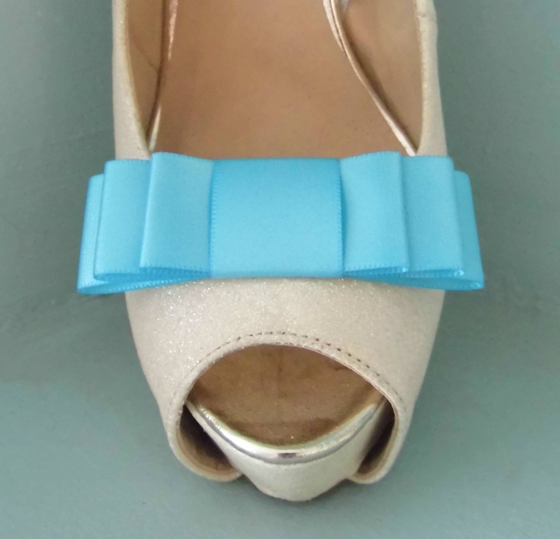Handgemachte 3Er Schleifen Türkise Schuhclips - Andere Farben Auf Anfrage Handgemachte 3Er Schleifen Türkise Schuhclips - Andere Farben Auf Anfrage von TwinkleToesShoeClips