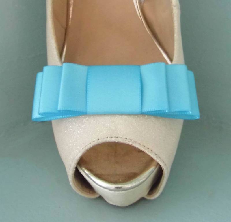 Handgemachte 3Er Schleifen Türkise Schuhclips - Andere Farben Auf Anfrage Handgemachte 3Er Schleifen Türkise Schuhclips - Andere Farben Auf Anfrage von TwinkleToesShoeClips