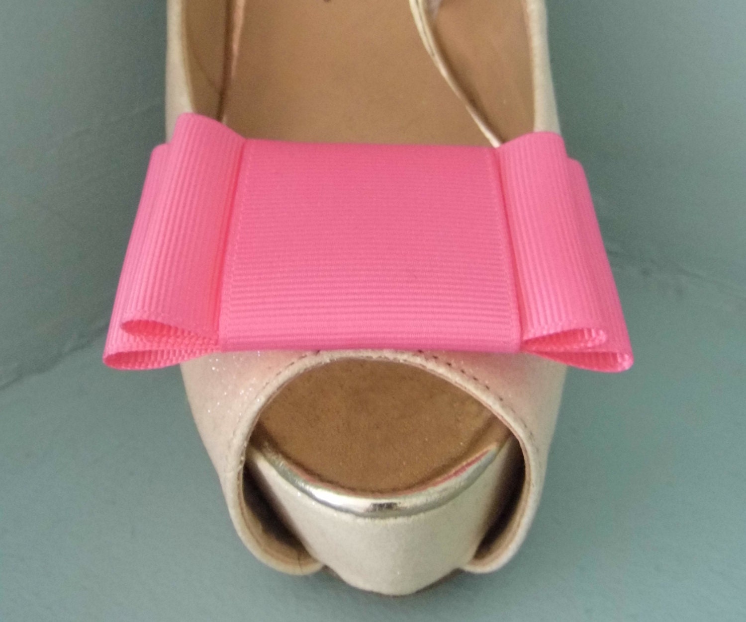 Handgemachte Große Hellrosa Schleifen Schuhclips - Andere Farben Auf Anfrage Handgemachte Große Hellrosa Schleifen Schuhclips - Andere Farben Auf Anfrage von TwinkleToesShoeClips