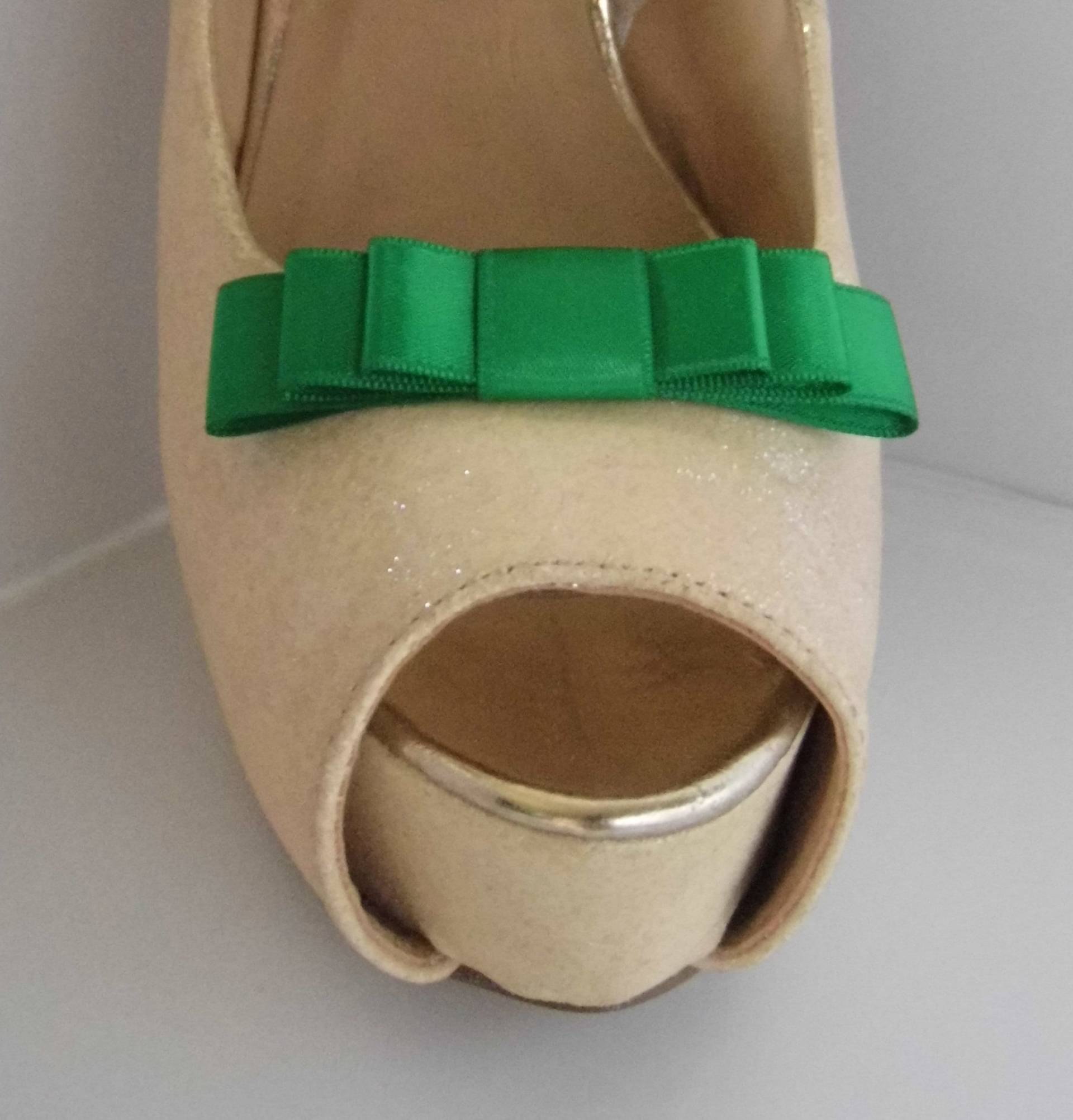 Handgemachte Kleine Grüne Schleifen Schuhclips - Andere Farben Auf Anfrage Handgemachte Kleine Grüne Schleifen Schuhclips - Andere Farben Auf Anfrage von TwinkleToesShoeClips