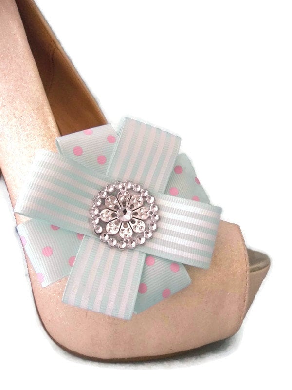 Wunderschöne Handgemachte Schleifen Schuhclips Wunderschöne Handgemachte Schleifen Schuhclips von TwinkleToesShoeClips