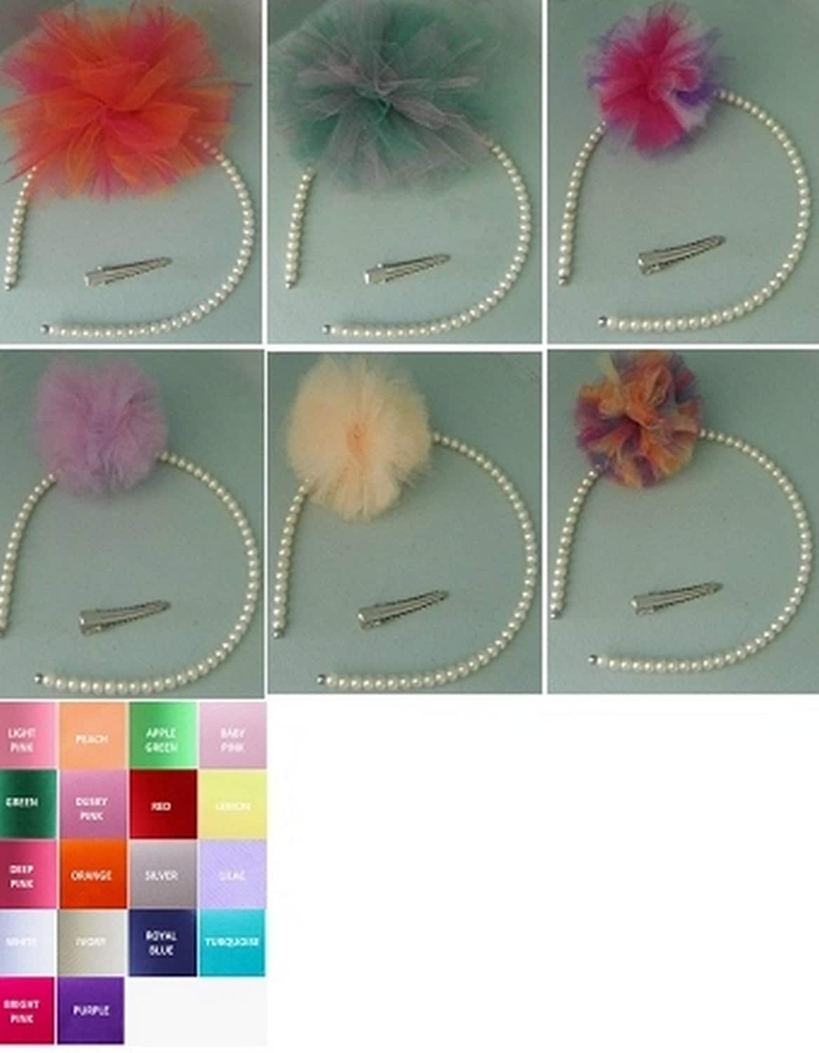 Wunderschöner Handgefertigter Tüll Fascinator - Wählen Sie Ihre Eigene Farbmischung Schuhclips & Corsagen Auch Erhältlich Wunderschöner Handgefertigter Tüll Fascinator - Wählen Sie Ihre Eigene Farbmischung Schuhclips & Corsagen Auch Erhältlich von TwinkleToesShoeClips