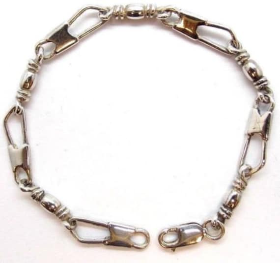 Acts Armband Fishers Of Men 9 in Sterling Silber Large Link, Original Design von TwinsjewelryShop
