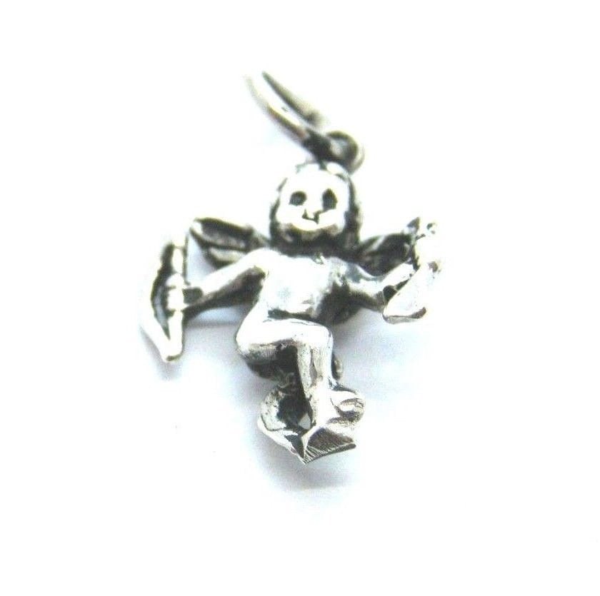 Amor Engel Anhänger Charm .925 Sterling Silber von TwinsjewelryShop