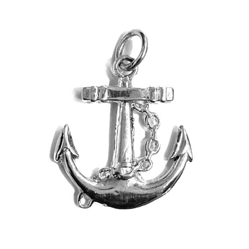 Anker Kreuz Anhänger .925 Sterling Silber von TwinsjewelryShop