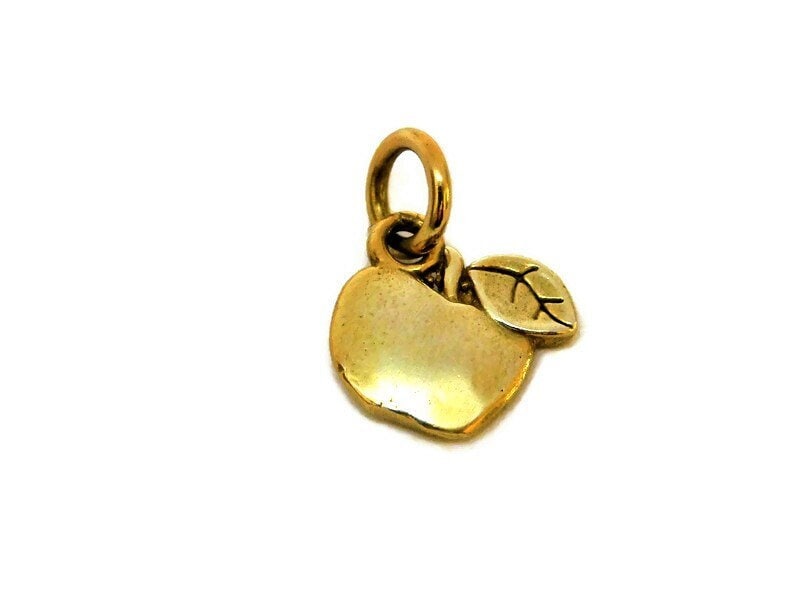 Apfel Charm Anhänger 585Er Gelbgold Apfel Charm Anhänger 585Er Gelbgold von TwinsjewelryShop