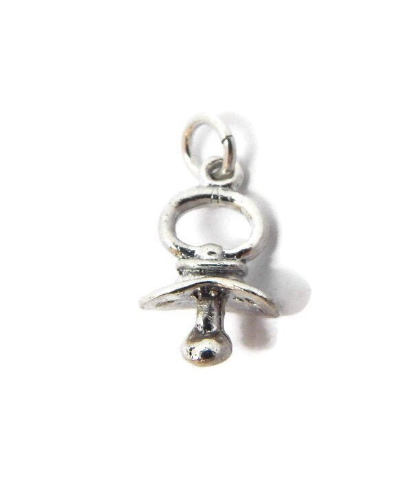 Baby Schnuller Anhänger Charm .925 Sterling Silber Baby Schnuller Anhänger Charm .925 Sterling Silber von TwinsjewelryShop