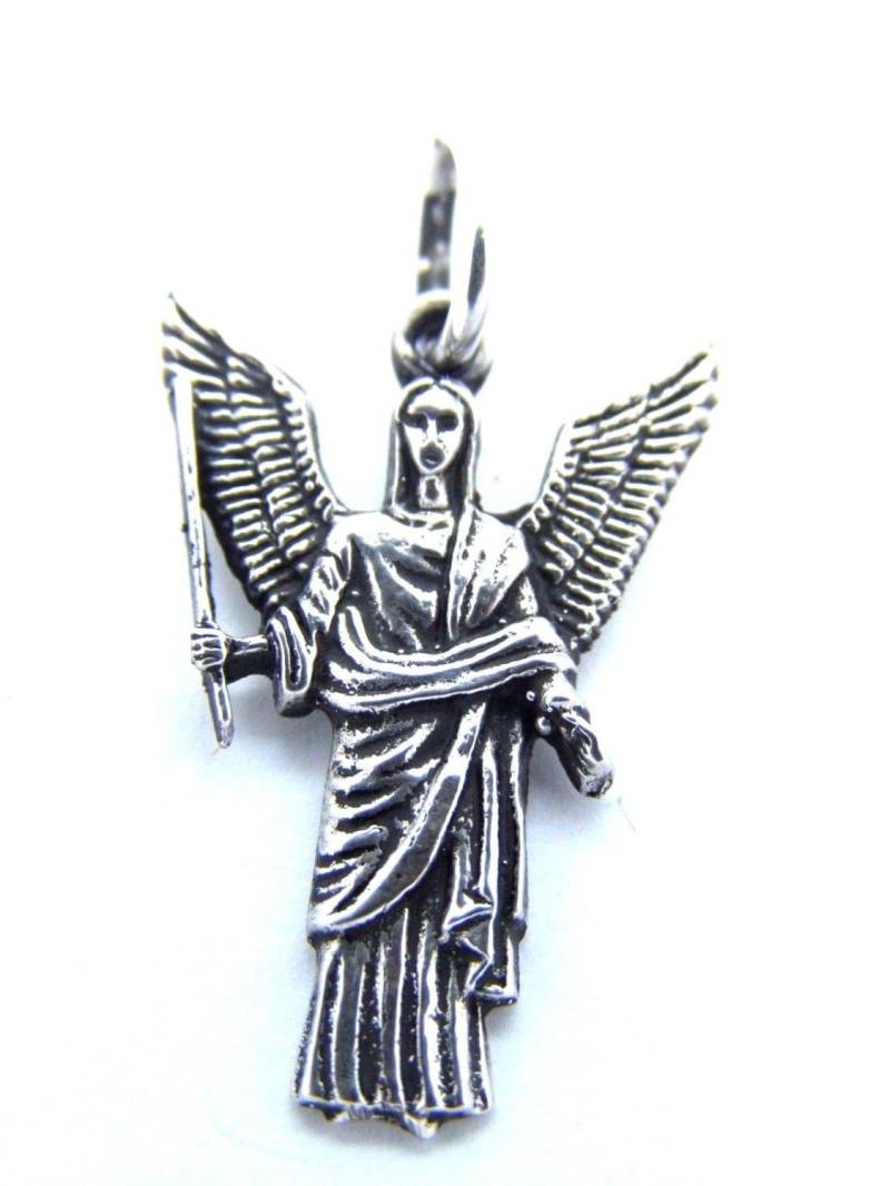 Erzengel Jophiel | Arcangel Jofil Charm Anhänger Aus .925 Sterling Silber von TwinsjewelryShop