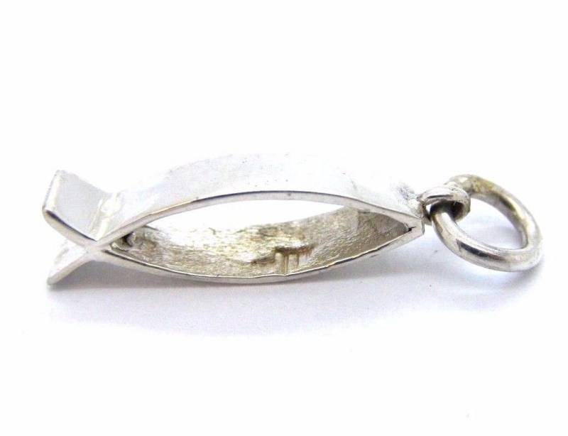 Fisch Anhänger .925 Sterling Silber von TwinsjewelryShop