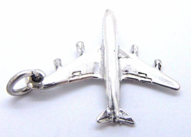Flugzeug Charm Pendent.925 Sterling Silber Flugzeug Charm Pendent.925 Sterling Silber von TwinsjewelryShop