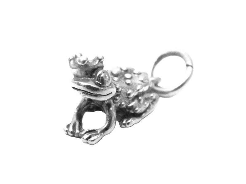 Froschkönig Anhänger Charm .925 Sterling Silber Froschkönig Anhänger Charm .925 Sterling Silber von TwinsjewelryShop