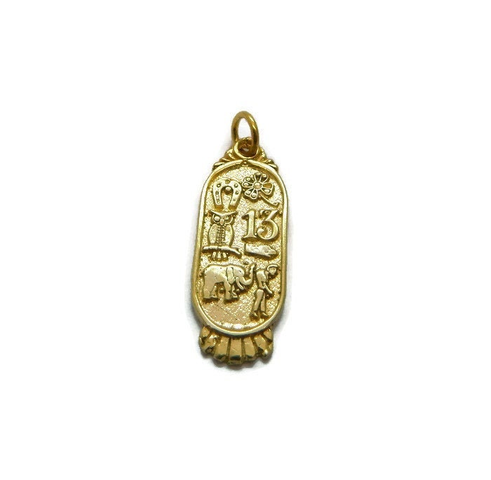 Glücksbringer Anhänger Aus 585Er Gelbgold von TwinsjewelryShop