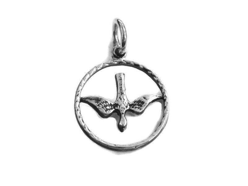 Heiliger Geist Taube Anhänger Charm .925 Sterling Silber Heiliger Geist Taube Anhänger Charm .925 Sterling Silber von TwinsjewelryShop