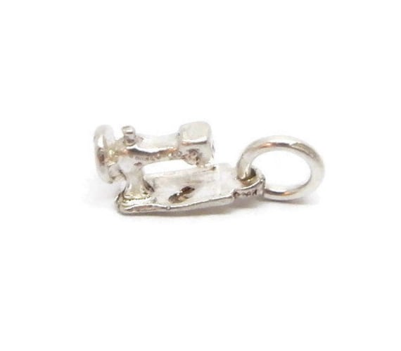 Nähmaschine Anhänger Charm .925 Sterling Silber von TwinsjewelryShop