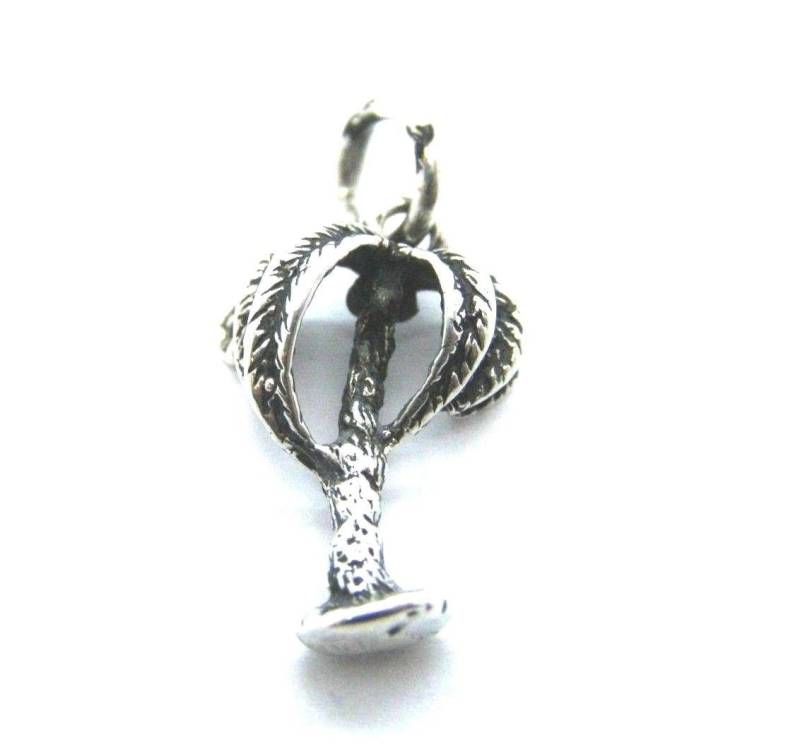 Palme Anhänger Charm .925 Sterling Silber von TwinsjewelryShop