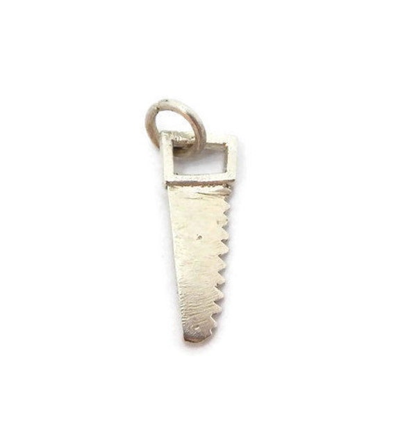 Säge Anhänger Charm .925 Sterling Silber von TwinsjewelryShop