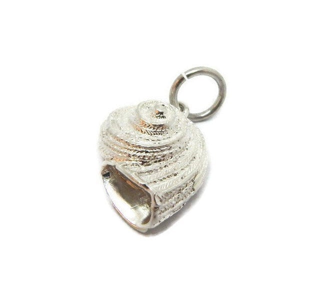Schnecke Charm Anhänger .925 Sterling Silber von TwinsjewelryShop