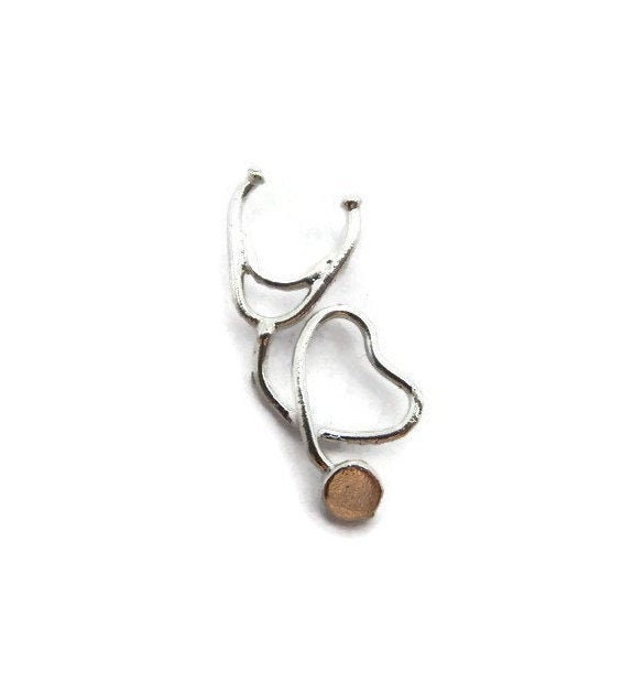 Stethoskop Charm Anhänger .925 Sterling Silber Stethoskop Charm Anhänger .925 Sterling Silber von TwinsjewelryShop