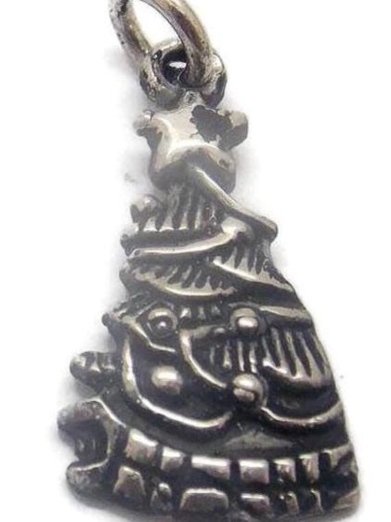 Weihnachtsbaum Charm .925 Sterling Silber von TwinsjewelryShop