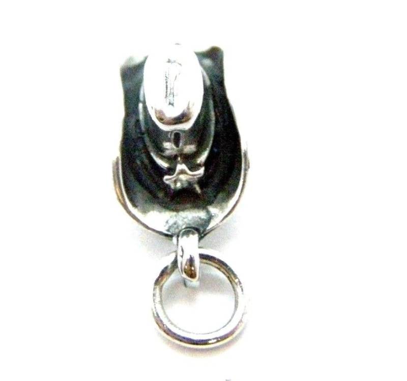 Western Sheriff Hut Charm Anhänger .925 Sterling Silber von TwinsjewelryShop