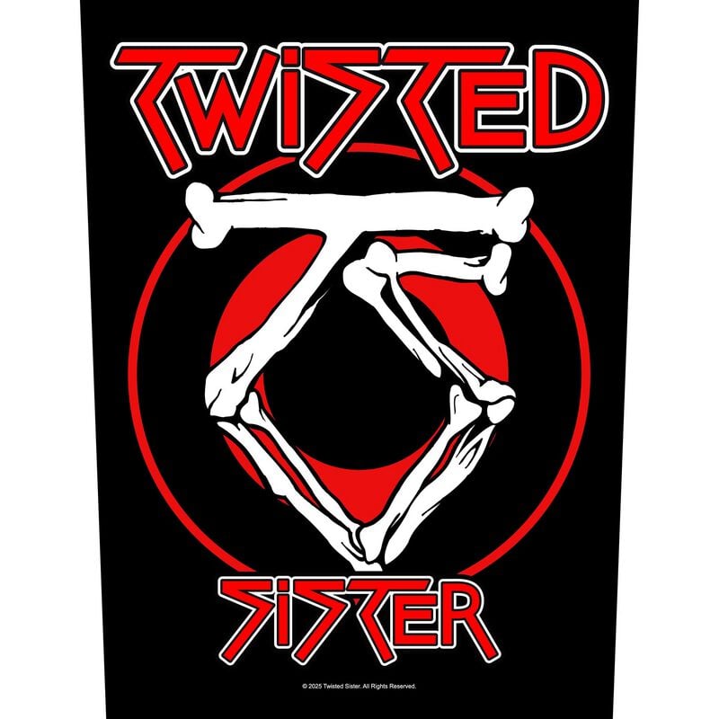 Twisted Sister Backpatch - Circular Logo - multicolor  - Lizenziertes Merchandise! von Twisted Sister