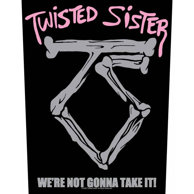 Twisted Sister Backpatch - We're Not Gonna Take It - multicolor  - Lizenziertes Merchandise! von Twisted Sister