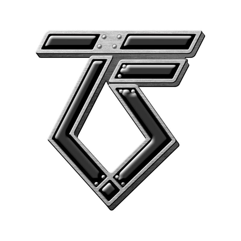Twisted Sister Logo Pin silberfarben von Twisted Sister