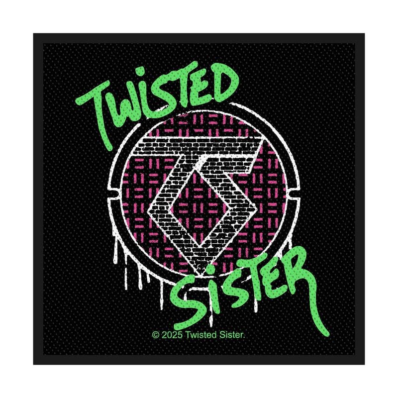 Twisted Sister Spray Logo Patch multicolor von Twisted Sister