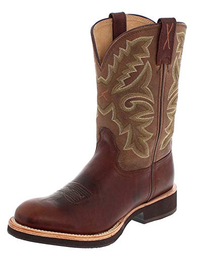 Twisted X Boots Herren Cowboy Stiefel 1692 Horseman Westernreitstiefel Lederstiefel Braun 44 EU von Twisted X