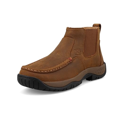 Twisted X Chelsea Arbeitsstiefel für Damen, 10,2 cm, Mokassin-Zehenbereich mit Cellstretch, Pecan, 35.5 EU von Twisted X