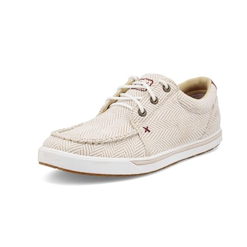 Twisted X Chelsea Herrenstiefel mit Keilsohle, 10,2 cm, Moc Toe, Sand und Weiß, 38.5 EU Twisted X Chelsea Herrenstiefel mit Keilsohle, 10,2 cm, Moc Toe, Sand und Weiß, 38.5 EU von Twisted X