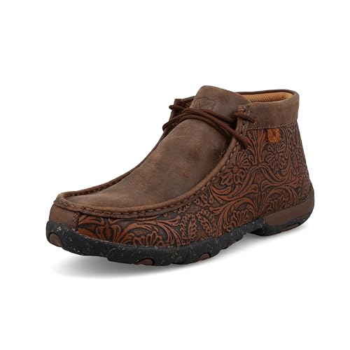 Twisted X Damen Chukka Driving Moc, Moc Toe, Braun und Braun, 36 EU von Twisted X