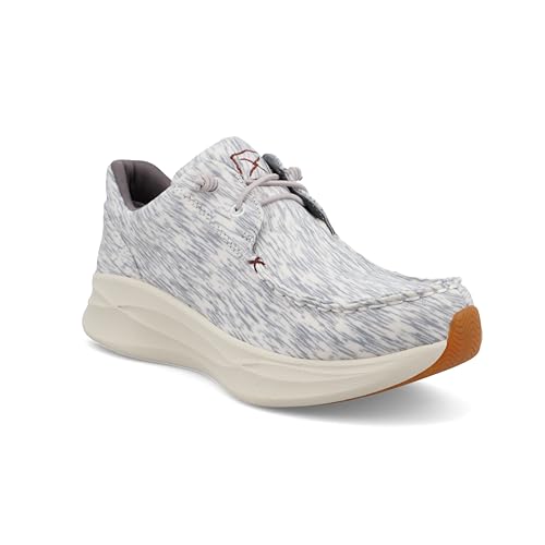 Twisted X Damen Ultralite X Casual, Moc Toe mit Ultralite X, Grau meliert, 42 EU Weit von Twisted X