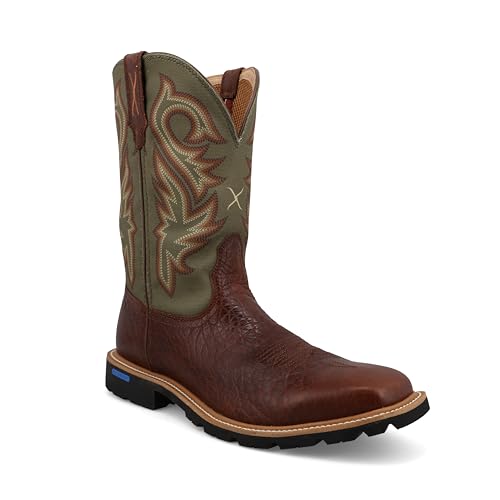 Twisted X Herren 11" Tech X Boot Westernstiefel, Caramel Café & Moss, 42.5 EU Weit Twisted X Herren 11" Tech X Boot Westernstiefel, Caramel Café & Moss, 42.5 EU Weit von Twisted X