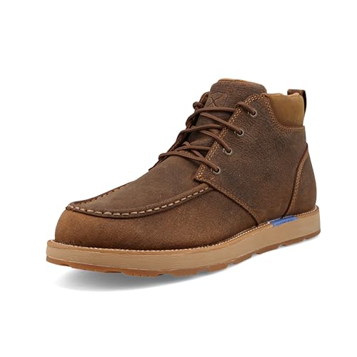 Twisted X Herren 6" Cellstretch Wedge Sole Boot Mode-Stiefel, Brunette & Spice, 42 EU von Twisted X