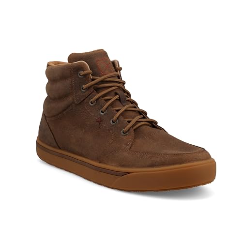 Twisted X Herren 6" Kicks Sneaker, Tabakbraun, 45 EU von Twisted X