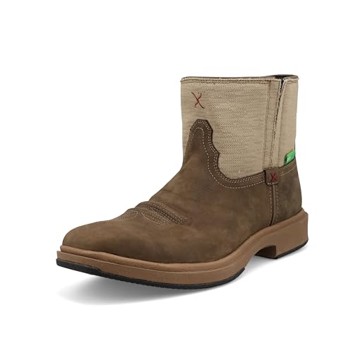 Twisted X Herren 6" Ultralite X Boot Westernstiefel, Shitake & Khaki, 47 EU Weit von Twisted X