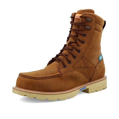 Twisted X Herren 8" Work Boot Sicherheitsstiefel, Distressed Sattel & Distressed Sattel, 40 EU Weit von Twisted X