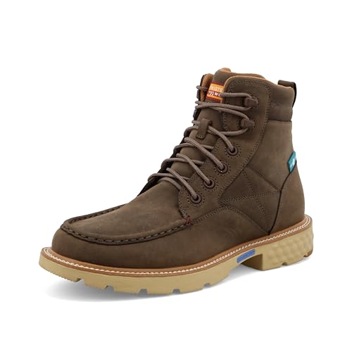Twisted X Herren Arbeitsstiefel, 15,2 cm, Moc Toe mit Cellstretch, Shitake, Größe 12 M Twisted X Herren Arbeitsstiefel, 15,2 cm, Moc Toe mit Cellstretch, Shitake, Größe 12 M von Twisted X