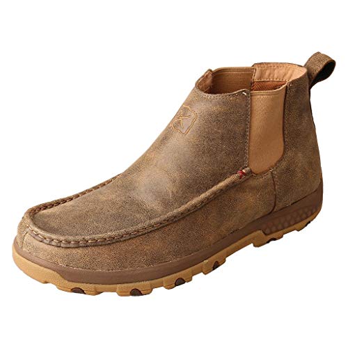 Twisted X Chelsea Driving Moc für Herren, 10,2 cm, Braun und Hellbraun, 46 EU von Twisted X