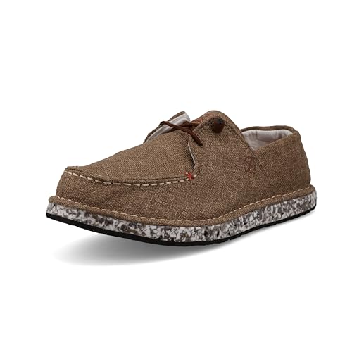 Twisted X Herren Circular Project Boat Bootsschuh, Braunes Leinen, 48.5 EU Twisted X Herren Circular Project Boat Bootsschuh, Braunes Leinen, 48.5 EU von Twisted X