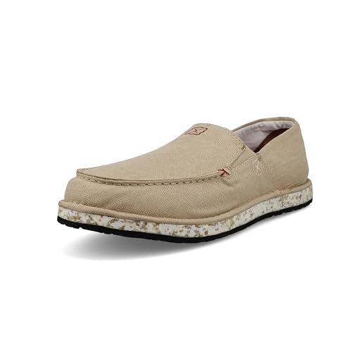 Twisted X Herren Circular Project Slipper, Cremefarbenes Leinen, 42.5 EU Twisted X Herren Circular Project Slipper, Cremefarbenes Leinen, 42.5 EU von Twisted X