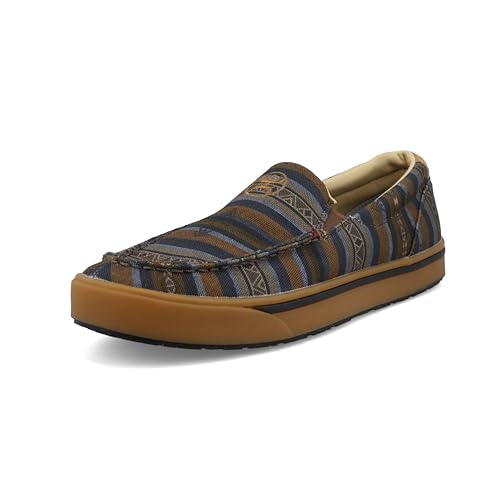 Twisted X Herren Hooey Slip on Loper Bootsschuh, Braun und Grau Serape, 44.5 EU Weit Twisted X Herren Hooey Slip on Loper Bootsschuh, Braun und Grau Serape, 44.5 EU Weit von Twisted X