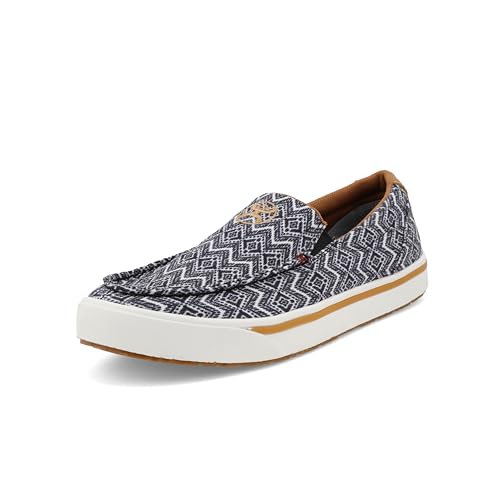 Twisted X Herren Hooey Slip on Loper Bootsschuh, Schwarz und Weiß, Mehrfarbig, 44.5 EU Weit Twisted X Herren Hooey Slip on Loper Bootsschuh, Schwarz und Weiß, Mehrfarbig, 44.5 EU Weit von Twisted X