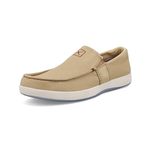 Twisted X Herren Slip On Oxford-Stiefel, kaki, 45.5 EU Weit Twisted X Herren Slip On Oxford-Stiefel, kaki, 45.5 EU Weit von Twisted X