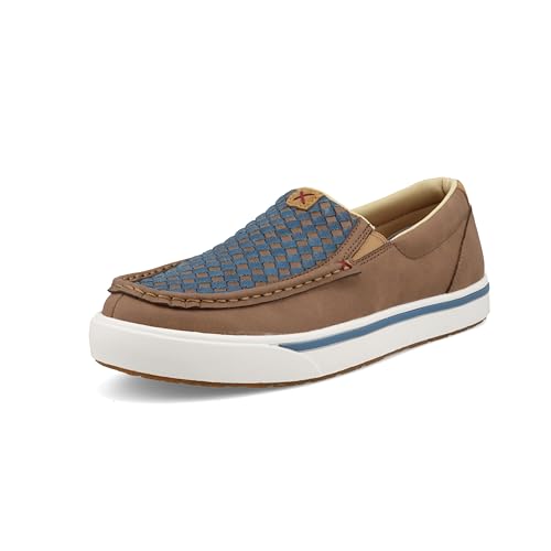 Twisted X Herren Slip on Kicks Bootsschuh, Toasted Coconut & Blue Steel, 42.5 EU Weit von Twisted X