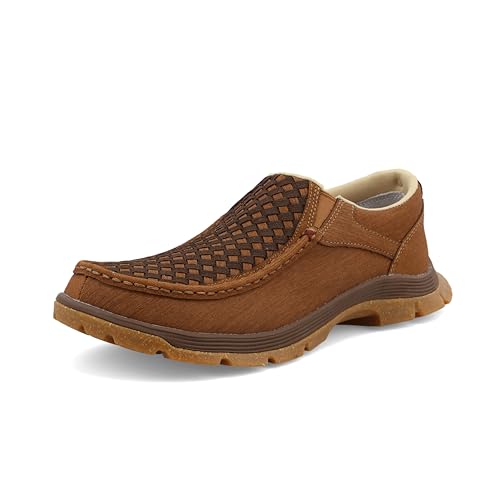 Twisted X Herren Slip on Oblique Toe Bootsschuh, Clay & Cocoa, 40.5 EU Weit von Twisted X